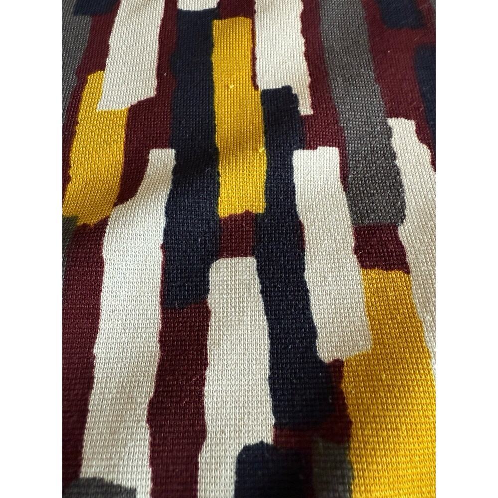 COS Colorblock Geometric Pattern Blouse Navy Abstract Print Top Size S - Picture 9 of 9